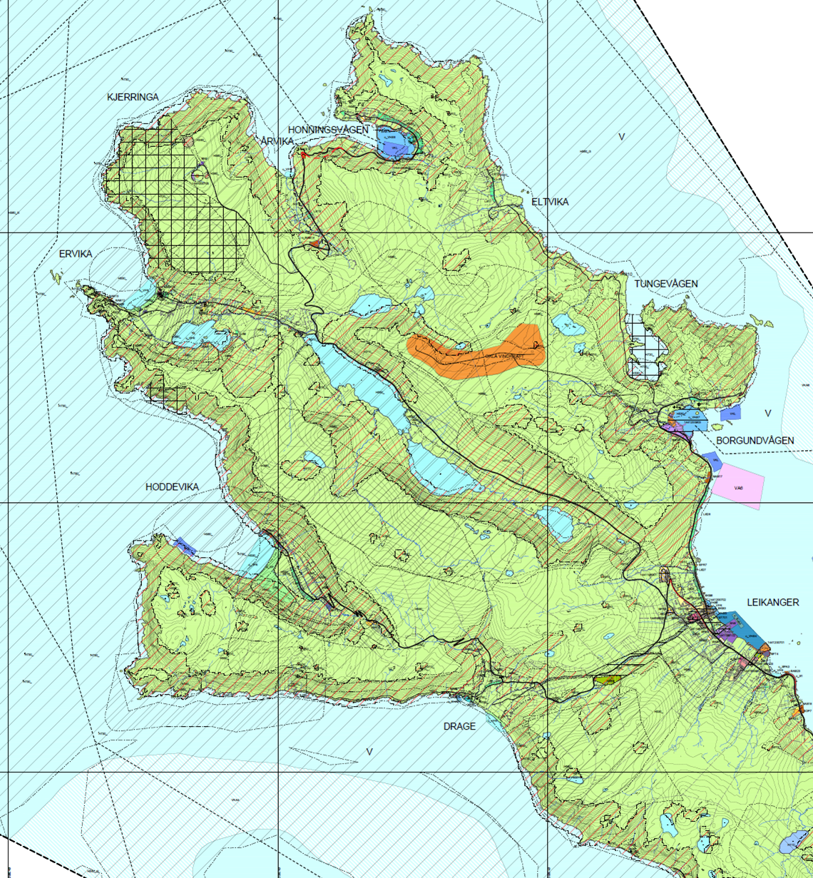 Plankart nord