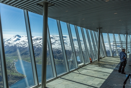 Utsikt frå restauranten