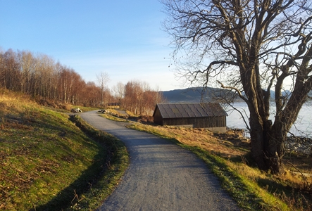 Foto fjordstien ferdigstilt